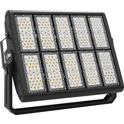 Luzes altas do mastro do diodo emissor de luz 400W-500W com o suporte do ferro galvanizado de mergulho quente